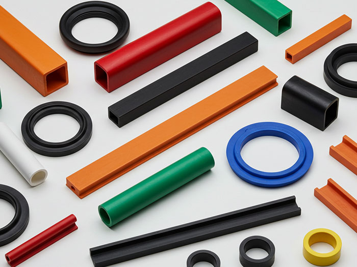 ゴムの押し出し品